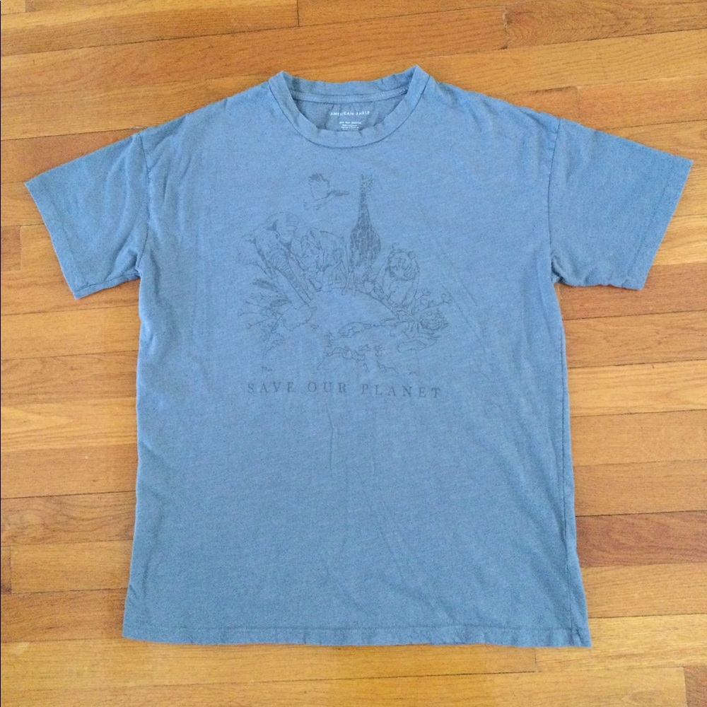 American Eagle T-shirt size XS gray